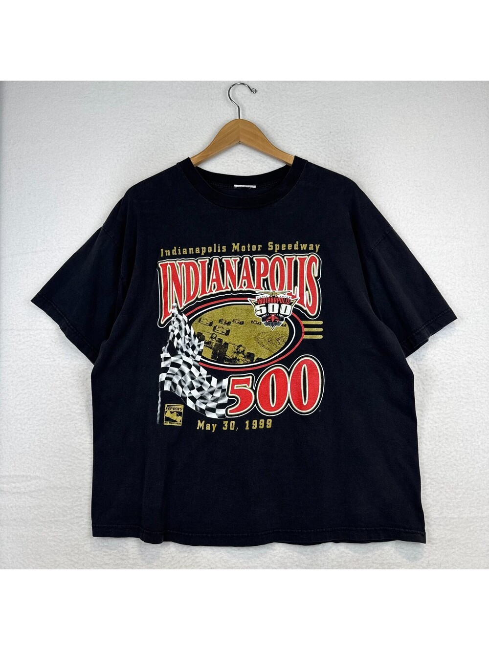 Vintage 1999 Indianapolis Motor Speedway Indy 500 Racing Graphic Shirt Size ~XL